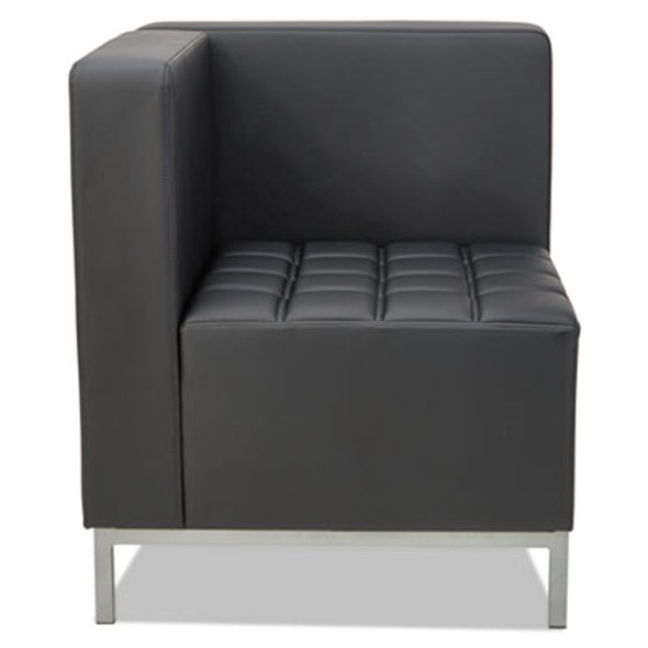 Alera Qub Series Corner Sectional, 26.38" x 26.38" x 30.5", Black