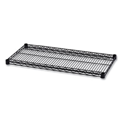 Industrial Wire Shelving Extra Wire Shelves, 36w X 18d, Black, 2 Shelves/Carton