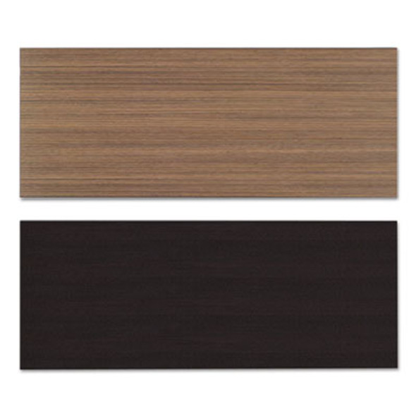 Reversible Laminate Table Top, Rectangular, 59.38w X 23.63d, Espresso/Walnut