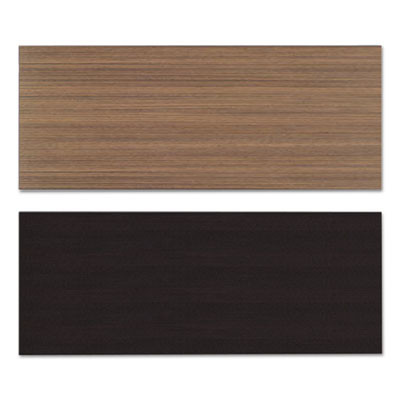 Reversible Laminate Table Top, Rectangular, 59.38w X 23.63d, Espresso/Walnut