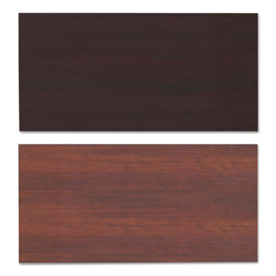 Reversible Laminate Table Top, Rectangular, 59.38w X 29.5,Medium Cherry/Mahogany