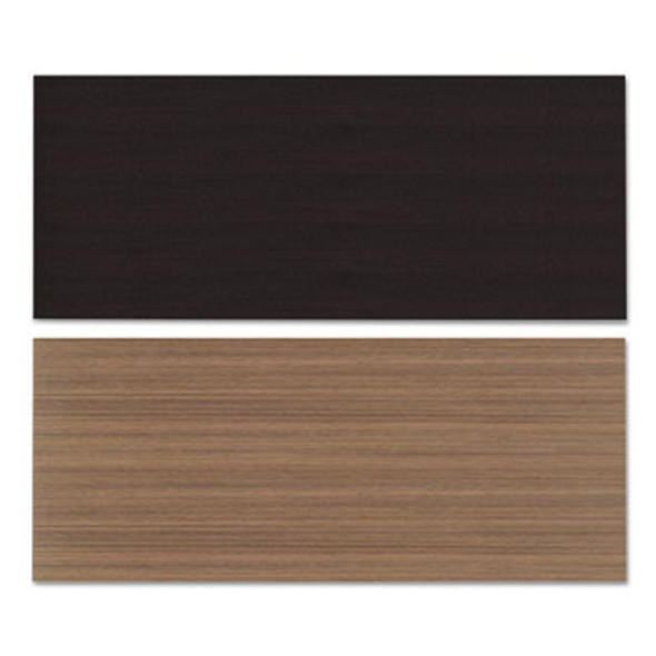Reversible Laminate Table Top, Rectangular, 71.5w X 29.5d, Espresso/Walnut