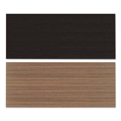 Reversible Laminate Table Top, Rectangular, 71.5w X 29.5d, Espresso/Walnut