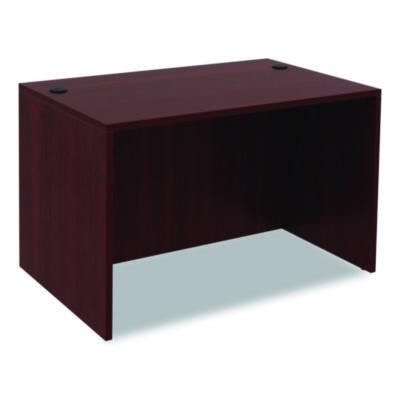 Alera Valencia Series Straight Front Desk Shell, 47.25" X 29.5" X 29.63", Mahogany