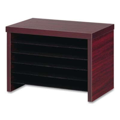Alera Valencia Series Under-Counter File Organizer, 6 Sections, 15.75" x 9.88" x 10.88", Mahogany