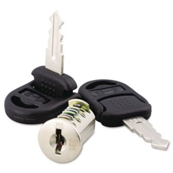 Core Removable Lock And Key Set, Silver, 2 Keys