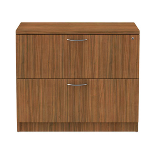 Alera Valencia Series Lateral File, 2 Legal/Letter-Size File Drawers, Modern Walnut, 34" X 22.75" X 29.5"