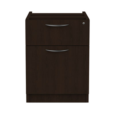 Alera Valencia Series Hanging Pedestal File, Left/Right, 2-Drawers: Box/File, Legal/Letter, Espresso, 15.63" X 20.5" X 19.25"