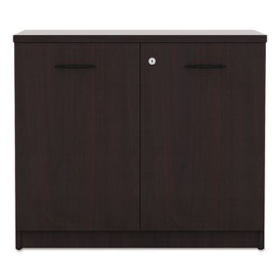 Alera Valencia Series Storage Cabinet, 34.13w x 22.78d x 29.5h, Mahogany