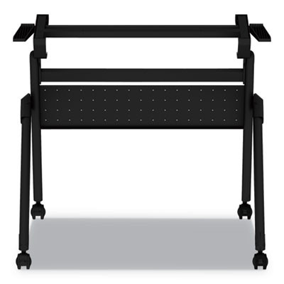Flip And Nest Table Base, 32.25w X 23.63d X 28.5h, Black