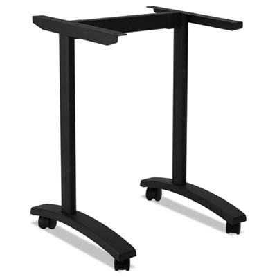 Alera Valencia Series Training Table T-Leg Base, 24.5w X 19.75d X 28.5h, Black