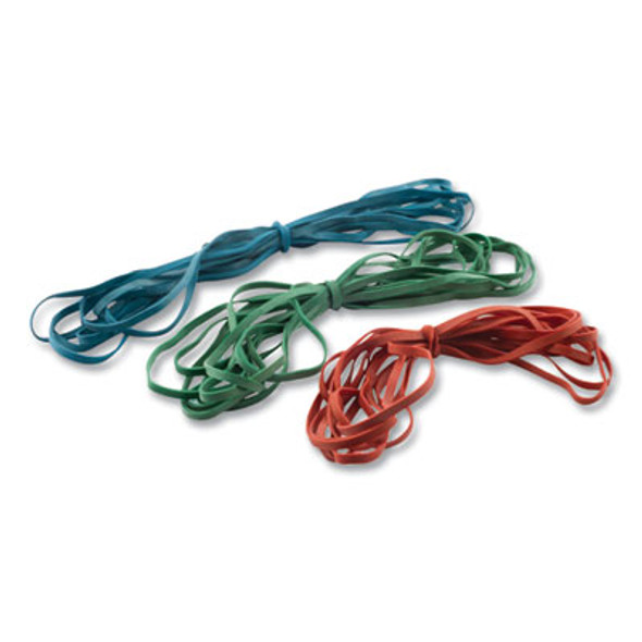 Supersize Bands, 0.25" x 17", 4,060 Psi Max Elasticity, Blue, 12/Pack