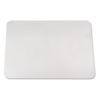 Krystalview Desk Pad With Antimicrobial Protection, Glossy Finish, 24" x 19", Clear