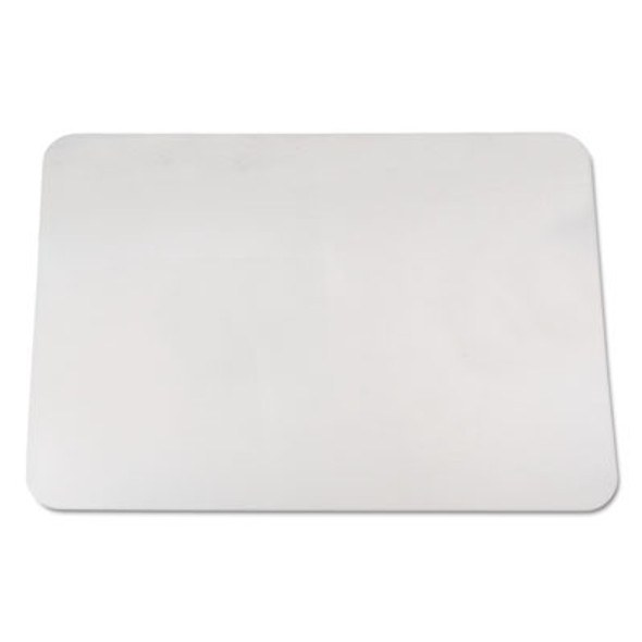 Krystalview Desk Pad With Antimicrobial Protection, Glossy Finish, 36" x 20", Clear
