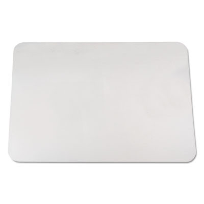 Krystalview Desk Pad With Antimicrobial Protection, Glossy Finish, 36" x 20", Clear