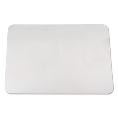Krystalview Desk Pad With Antimicrobial Protection, Glossy Finish, 22" x 17", Clear