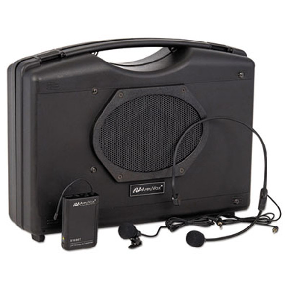 Bluetooth Audio Portable Buddy With Wireless Handsfree Mic, 50 W, Black
