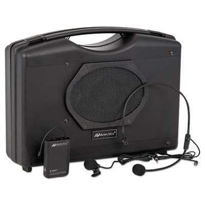 Bluetooth Audio Portable Buddy With Wireless Handsfree Mic, 50 W, Black