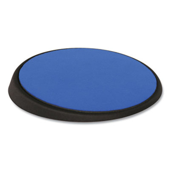 Wrist Aid Ergonomic Circular Mouse Pad, 9" Dia., Cobalt