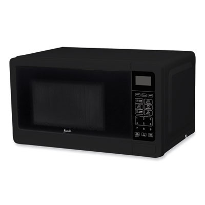 0.7 Cu Ft Microwave Oven, 700 W, Black
