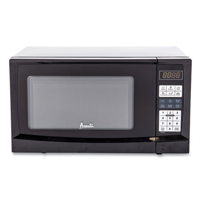 0.9 Cu Ft Countertop Microwave, 900 W, Black