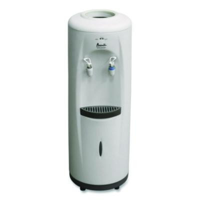 Cold And Room Temperature Water Dispenser, 3 Gal To 5 Gal, 11.5 x 12.5 x 34, White