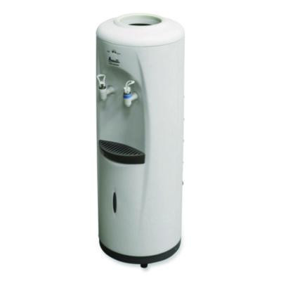 Cold And Room Temperature Water Dispenser, 3 Gal To 5 Gal, 11.5 x 12.5 x 34, White