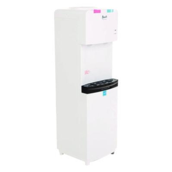 Hot And Cold Water Stand Up Dispenser, 3 Gal To 5 Gal, 11 x 12 x 36, White