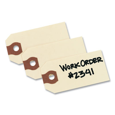 Unstrung Shipping Tags, 11.5 Pt Stock, 2.75 x 1.38, Manila, 1,000/Box