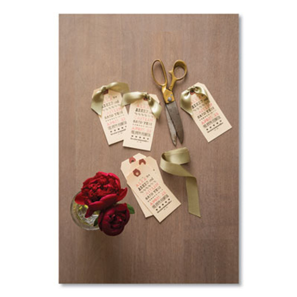 Strung Shipping Tags, 11.5 Pt Stock, 3.75 x 1.88, Manila, 1,000/Box