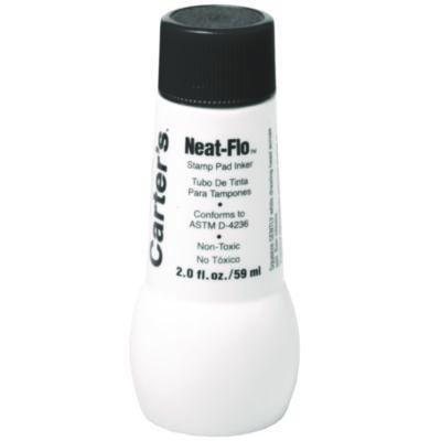 Neat-Flo Stamp Pad Inker, 2 Oz Bottle, Black