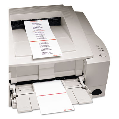 Mini-Sheets Mailing Labels, Inkjet/Laser Printers, 1 X 2.63, White, 8/Sheet, 25 Sheets/Pack