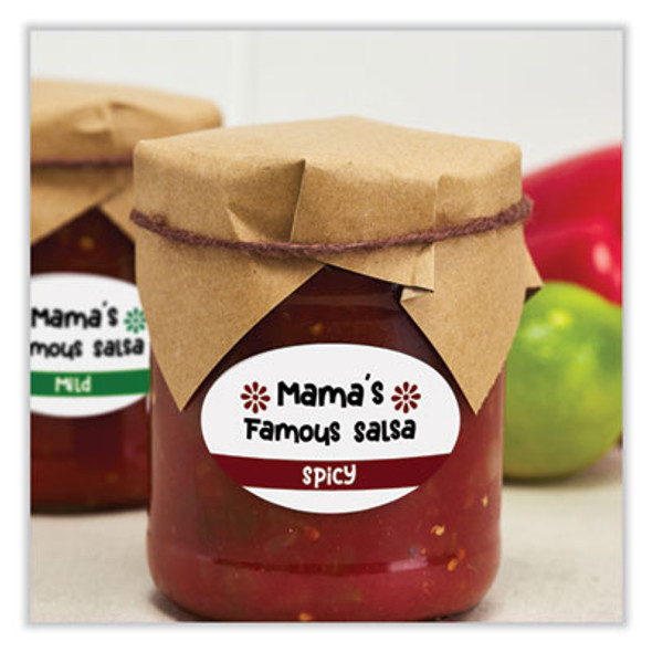 Laser/Inkjet Media Labels, Inkjet/Laser Printers, 2 x 3.3, White, 8 Labels/Sheet, 25 Sheets/Pack