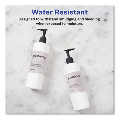 Removable Print-To-The-Edge White Labels w/ Sure Feed, 3.5 x 4.75, 32/Pack