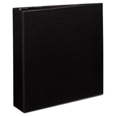 Durable Non-View Binder With Durahinge And Slant Rings, 3 Rings, 2" Capacity, 11" x 8.5", Black