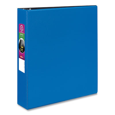 Durable Non-View Binder With Durahinge And Slant Rings, 3 Rings, 2" Capacity, 11 X 8.5, Blue