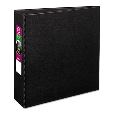 Durable Non-View Binder With Durahinge And Slant Rings, 3 Rings, 3" Capacity, 11 X 8.5, Black