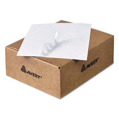 Copier Mailing Labels, Copiers, 1 X 2.81, White, 33/Sheet, 500 Sheets/Box