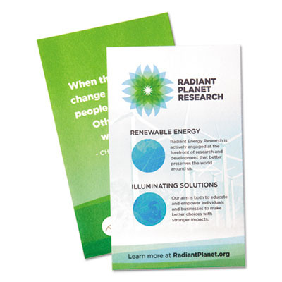 Printable Index Cards With Sure Feed, Unruled, Inkjet/Laser, 3 X 5, White, 150 Cards, 3 Cards/Sheet, 50 Sheets/Box