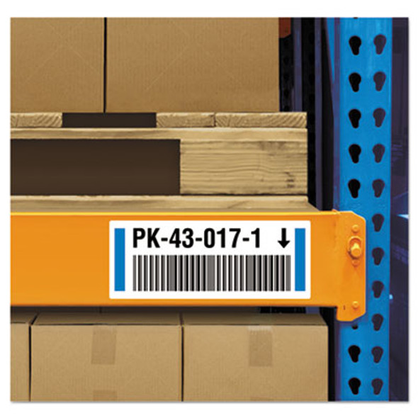 Durable Permanent Id Labels With Trueblock Technology, Laser Printers, 3.25 X 8.38, White, 3/Sheet, 50 Sheets/Pack