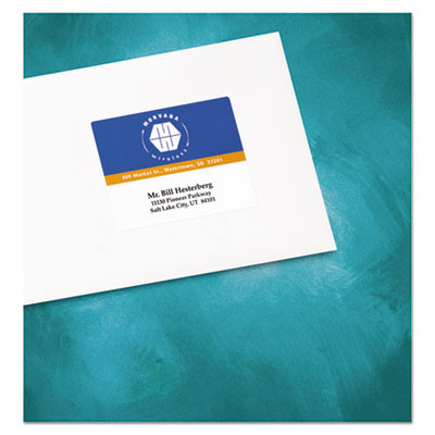 Vibrant Laser Color-Print Labels w/ Sure Feed, 3 x 3.75, White, 150/Pk