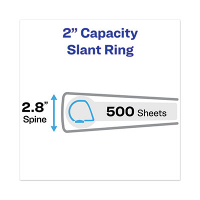 Heavy-Duty View Binders, 3 Rings, 3" Capacity, 11 X 17, White