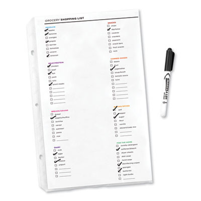 Heavyweight Easy Load Diamond Clear Sheet Protector, Side: 3-Hole Punched, Top Load 8.5 x 14 Insert, Clear Front, 25/Pack