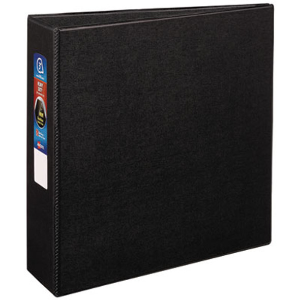 Heavy-Duty Non-View Binder With Durahinge And Locking One Touch Ezd Rings, 3 Rings, 3" Capacity, 11 X 8.5, Black