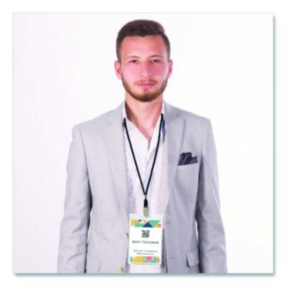 Lanyard-Style Badge Holder W/Laser/Inkjet Inserts, Top Load, 4.25 X 6, We, 25/Pk