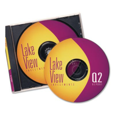 Inkjet Cd Labels, Matte White, 100/Pack