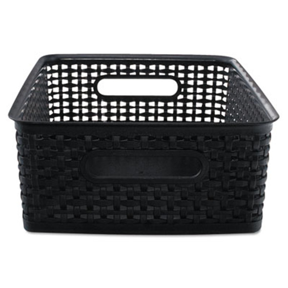 Weave Bins, 14.25 X 10.25 X 4.75, Black, 2/Pack