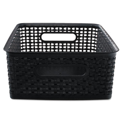 Weave Bins, 14.25 X 10.25 X 4.75, Black, 2/Pack