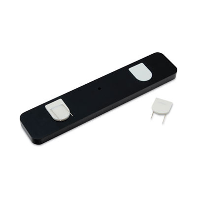 Panel Wall Sign Name Holder, Acrylic, 9 X 2, 6/Pack, Clear