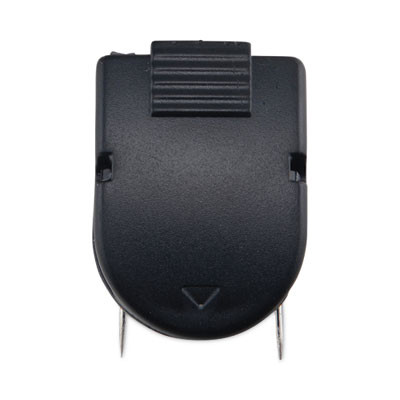 Wall Clips For Fabric Panels, 40 Sheet Capacity, Black, 50/Box